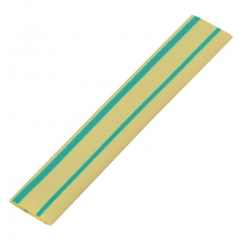 Трубка термоусадочная 1 м жёлто-зелёная 2 мм