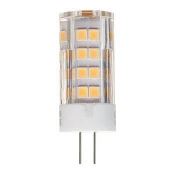 LED лампа G4 на 220 Вольт прозрачный пластик 5W 2700K