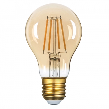 LED лампа золотой филамент 