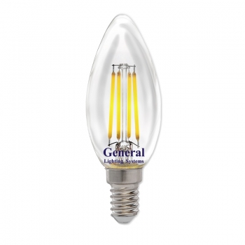 LED лампа диммируемая прозрачный филамент 