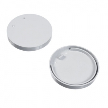Заглушка для профиля для цилиндрических изделий 11*35 мм (серый пластик)