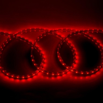 LED лента 2835 60 4.8W IP67 220V 10*6 мм 50м в катушке (красный)