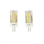 LED лампа G4 на 12 Вольт прозрачный пластик 5W 2700K