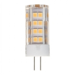 LED лампа G4 на 220 Вольт прозрачный пластик 5W 2700K