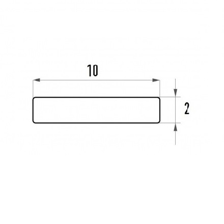 Полоса алюминиевая 2*10 мм