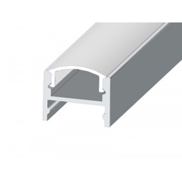 Профиль со скрытым монтажом 12*16 мм (под плоский рассеиватель № 16)