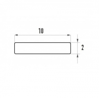 Полоса алюминиевая 2*10 мм